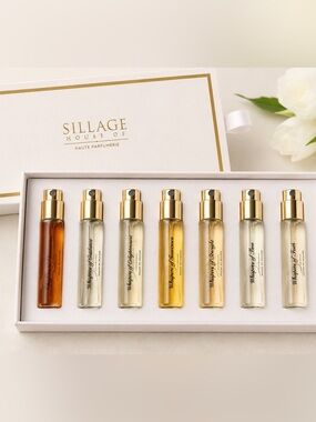 House of Sillage Whispers in the Garden 7pc Perfume Discovery Set 7ml